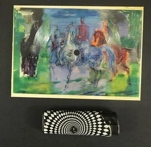DINO DESI and BILLY I'm A Fool bizzare POSTCARD FLEXI DISC 1964 THREE RIDERS - Picture 1 of 3