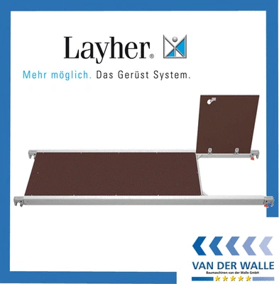 LAYHER DURCHSTIEGSBRÜCKE DURCHSTIEG BELAG 2,85 m - Bild 1 von 2