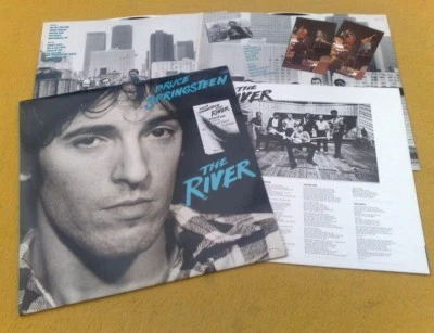 BRUCE SPRINGSTEEN " THE RIVER "SUPERB NM UK RARE ORIG BOTH INNERS + INSERT - Image 1 of 4