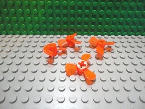 Lego 4 Trans Arancione Neon 3 pale arrotondato elica rotore aereo #6041 - Foto 1 di 1