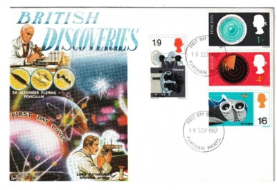 19/9/1967 UK GB FDC - British Discovery - Fleming & Rutherford - Fareham FDI P/M - Image 1 of 2