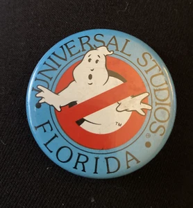 VINTAGE NOS PINBACK BUTTON #78 - GHOSTBUSTERS Movie FLORIDA - Picture 1 of 3