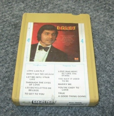 ENGELBERT HUMPERDINCK Self Titled 4 Track Tape Cartridge Rare PFX 79426 AMPEX  - Image 1 of 4