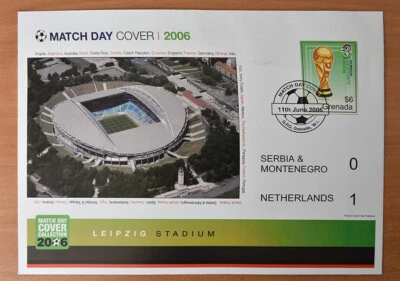 (WC22426) FOOTBALL - FDC WORLD CUP 2006, GRENADA, CV 54, USED, SEE SCANS - Image 1 of 3