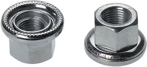 FIXED GEAR TRACK FRONT WHEEL 9 x 1 AXLE NUTS PAIR - Picture 1 of 1
