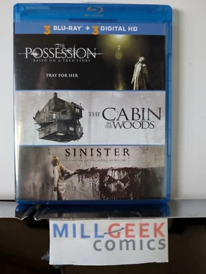 The Possession/The Cabin in the Woods/Sinister (Blu-Ray 2012) Like New -JD - Image 1 of 2