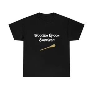 Wooden Spoon Survivor - Unisex Heavy Cotton Tee - Picture 1 of 37
