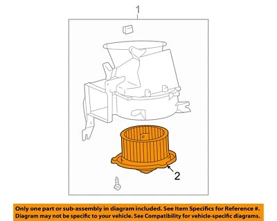 Motor soplador HVAC usado se adapta a: Toyota Tacoma 2003 grado A Foto 1 de 3