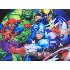 Captain- Justice League - 3D Lenticular & Flick Poster - 12x16 - NEW - Picture 1 of 2