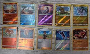 10x Pokémon Evolutions Reverse Holo TG: Vulpix, Combusken, Omastar, Pyukumuku, - Bild 1 von 12