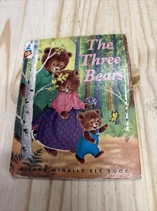 "The Three Bears" Vintage Rand McNally Children's Tip Top Elf Book 1959 - Picture 1 of 8