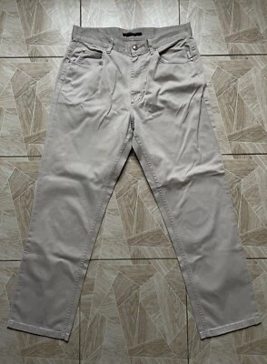 Pantalones de mezclilla Valentino de diseñador italiano vintage retro raro años 90 34 beige Foto 1 de 4