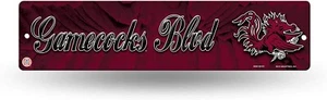 South Carolina Gamecocks Plastic Street Sign 4" X 16" - Licensed By Rico - Picture 1 of 2