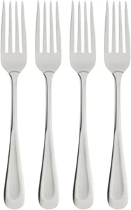 Sand Dune Everyday Dinner Forks Set of 4 18/0 Stainless Steel Silverware Set - Picture 1 of 11