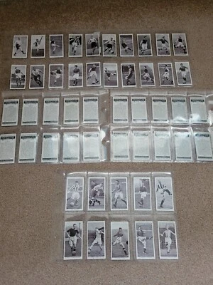 Churchman Association Footballers cigarette cards from 1938 - Image 1 of 3