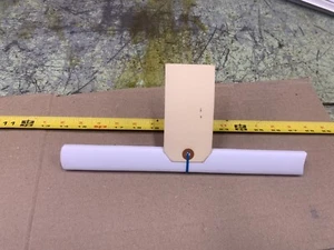 KENMORE REFRIGERATOR 253.51692104 Left Side Freezer Door Upper Moulding Trim Whi - Picture 1 of 10