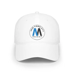 NYC Transit M Logo New York City Low Profile Baseball Cap - Picture 1 of 24