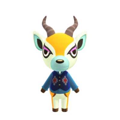 MARKENLOS #027 Mini Amiibo Karte für Animal Crossing Lopez / Eckart Nintendo Switch