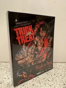 TRICK OR TREAT (1986) 4K UHD +Blu-Ray +CD Soundtrack A-Variant OOP - Picture 1 of 2