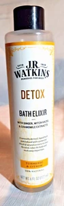 J.R. WATKINS DETOX BATH ELIXIR Liquid BATH SOAK Turmeric & Citron, No Residue - Picture 1 of 3