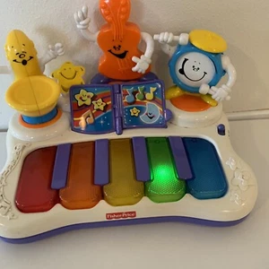 Fisher Price Little Superstar Jammin Band Light Up Piano Arms Move Musical 2008 - Picture 1 of 5