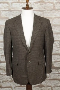 CANALI Brown Wool Cashmere Single Breast Blazer Sport Coat Size 50 / 7 R - Picture 1 of 24