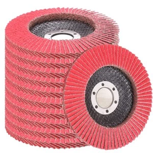 4-1/2"x7/8" T29 Ceramic Flap Disc Sanding Grinding Wheel 40 60 80 120 Grit - Picture 1 of 23