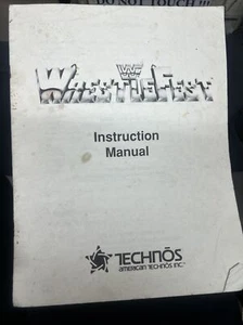 Technos WRESTLEFEST Arcade Video Game Manual - good used original - Picture 1 of 3