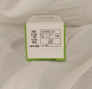 leviton M5362-ST Lev-Lok Duplex Receptacle - Picture 1 of 5