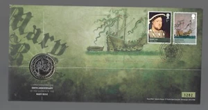Great Britain 2011 Mary Rose  First Day Cover & Royal Mint Medallion Pack - Picture 1 of 2