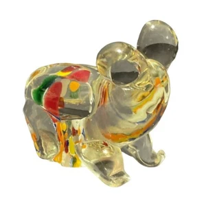 KUNSTGLAS BÄR BRIEFBESCHWERER MUNDGEBLASEN MEHRFARBIG SPEZIFIKATIONEN 3" H X 2" B X 3" L - Bild 1 von 7