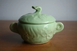 Rare Vintage Sylvac Lidded Sugar Bowl 1699 Green - Picture 1 of 5