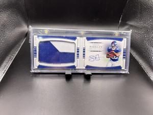 2018 National Treasures Saquon Barkley RC Jumbo Prime Signatures Booklet 88/99