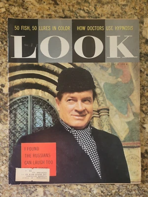 Look Magazine June 10, 1958 Bob Hope in Russia & Wilt Chamberlain Article RARE!! - Image 1 of 4