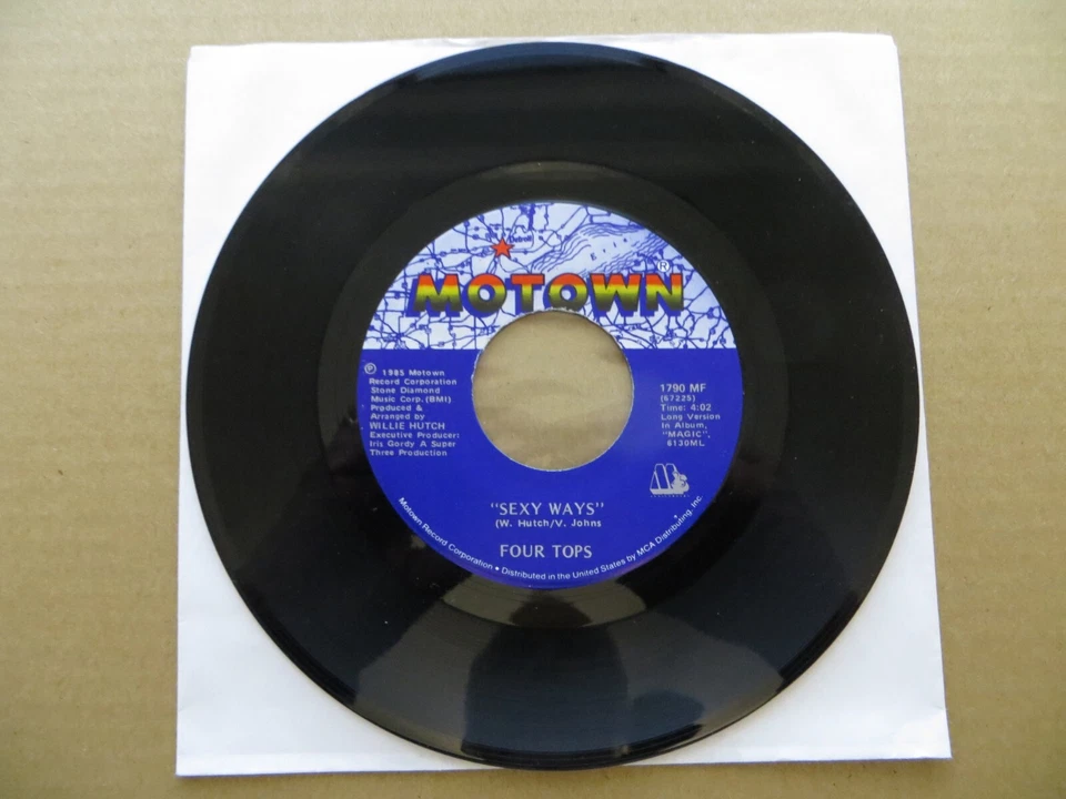 Four Tops – Sexy Ways / Body And Soul - 1985 - Motown 1790 MF 7" Single VG+ - Image 1 of 2