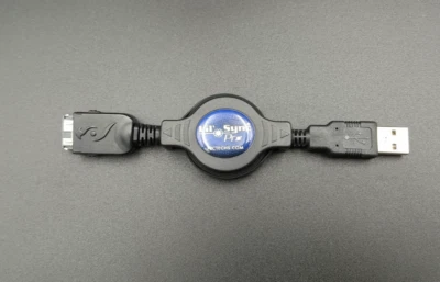 Retractable USB Sync Cable For HP iPAQ 1900 2200 3800 3900 5000 Series - USED - Image 1 of 4