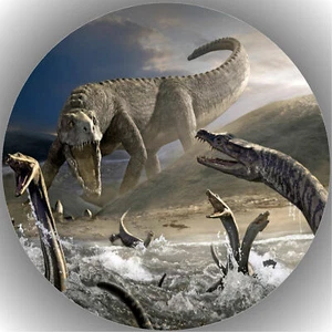 Tortenaufleger Geburtstag Party Tortenbild Fondant Oblate Dinosaurier P19 - Bild 1 von 1