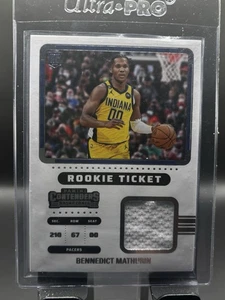 2022-23 panini-contenders Bennedict Mathurin #RTS—BMI RC Patch - Picture 1 of 2