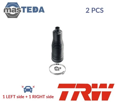 JBE380 BELLOWS STEERING RACK BOOT PAIR SET FRONT TRW 2PCS NEW OE REPLACEMENT - Image 1 of 4