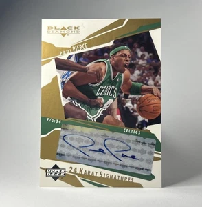 2003-04 Paul Pierce Upper Deck Black Diamond 24 Karat Signatures #PP AUTO - Picture 1 of 11