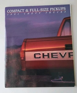 1991 CHEVROLET COMPACT FULL SIZE PICKUP TRUCK SALES BROCHURE PAMPHLET CHEVY BOOK - Bild 1 von 5
