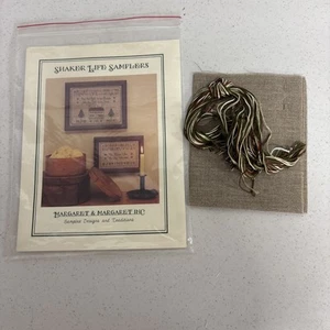 Margaret & Margaret Cross Stitch Kit SHAKER LIFE SAMPLERS - Picture 1 of 4