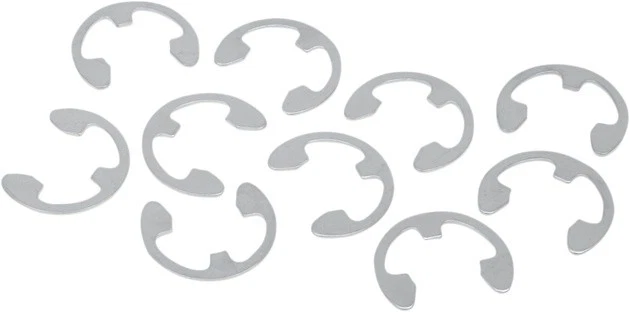 Drag Specialties Axle E-Clip Retainer 0.047" Rear Polished Harley Davidson - Изображение 1 из 1