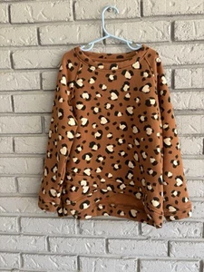 Rumi and Ryder Girl's Animal Print Sweater Brown Medium (8/10) - Picture 1 of 4