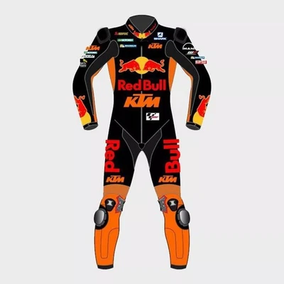 NUEVO TRAJE DE CUERO KTM RACING PARA HOMBRE NEGRO MOTOCICLETA MOTO MOTOCICLISTA CARRERAS Foto 1 de 4