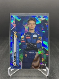 2020 Topps Chrome Sapphire Formula 1 F1 Lando Norris RC Rookie Portrait #7 (A) - Picture 1 of 2