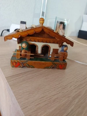 alte  Spieluhr music box  Erzherzog Johann Lied Holz alt - Bild 1 von 4