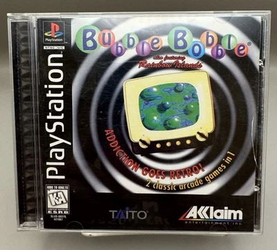 Bubble Bobble dotato anche di Isole Arcobaleno PlayStation 1 con garanzia testata - Immagine 1 di 4