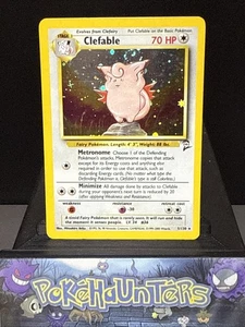 Pokemon Karte Clefable 5/130 Holo Base Set 2 WOTC Holo Rare Light Play - Bild 1 von 4