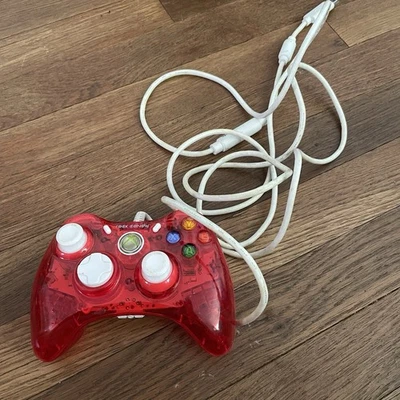 PDP Rock Candy Wired Controller Xbox 360 - Translucent Red color - Image 1 of 4